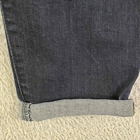 Democracy Jeans Women's Size 16 Blue Dark Wash Skinny Leg High Rise 5-Pocket - Picture 4 of 10